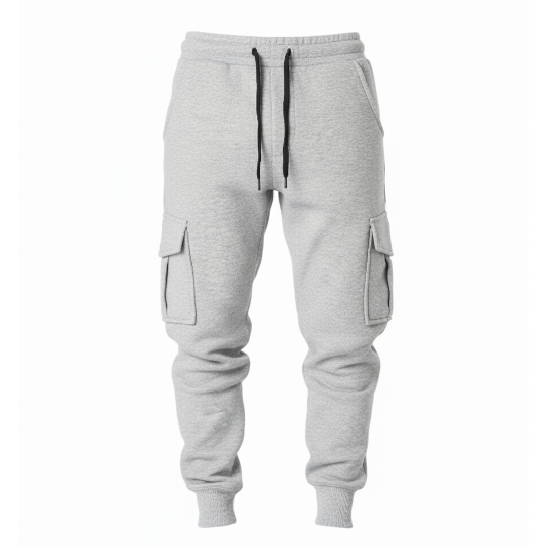 Norden Men's Drawstring Joggers in granny grey