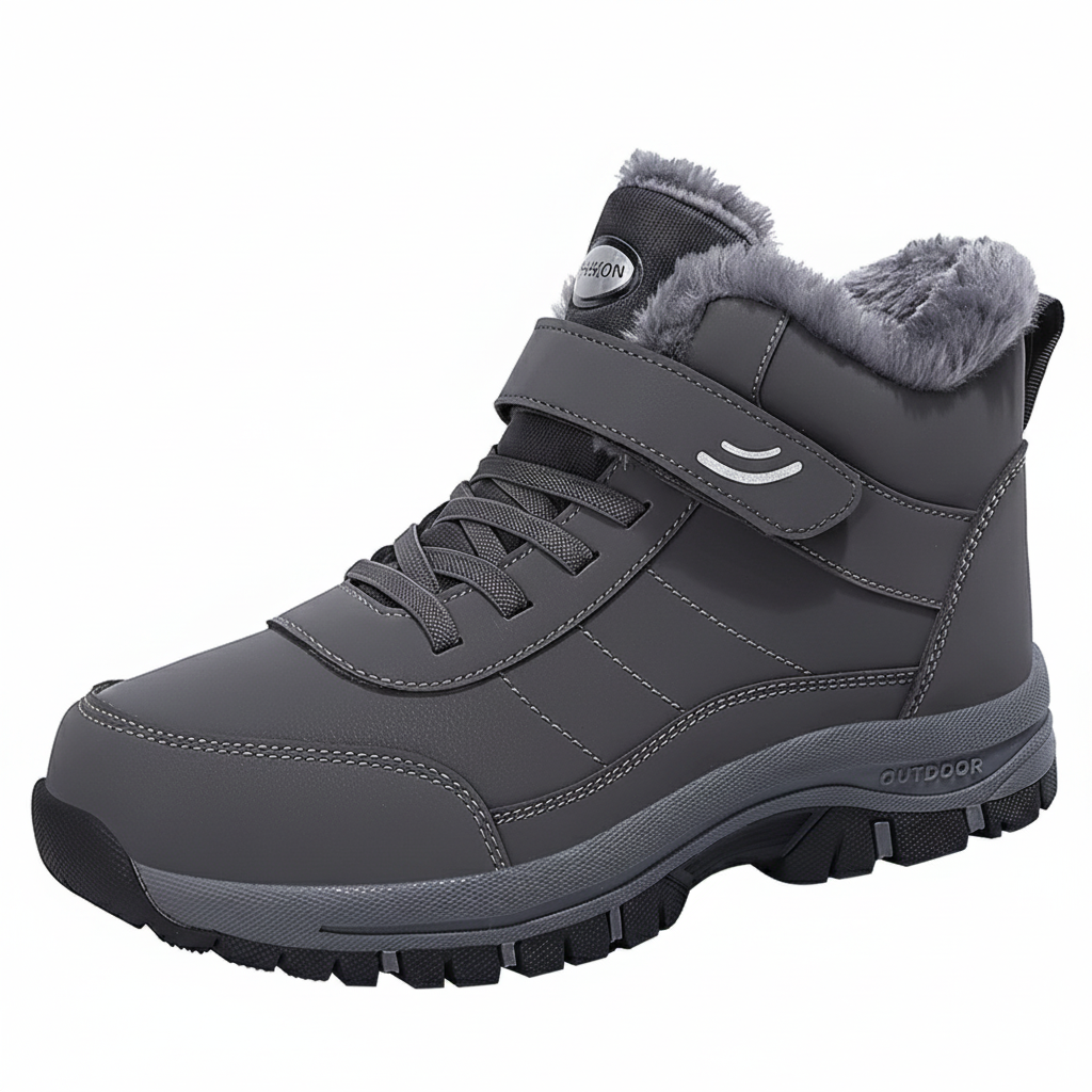 Norden IceTrail Lace-Up Ankle Boots in grey